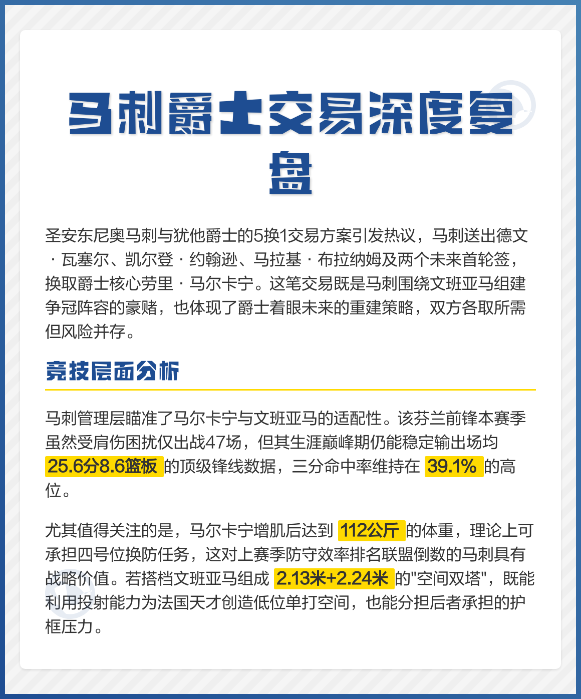 开云-冲刺阶段犹他爵士备战CBA季后赛赛前圣安东尼奥马刺调整名单以备全明星赛，多伦多猛龙防线松动备战西甲看傻球迷